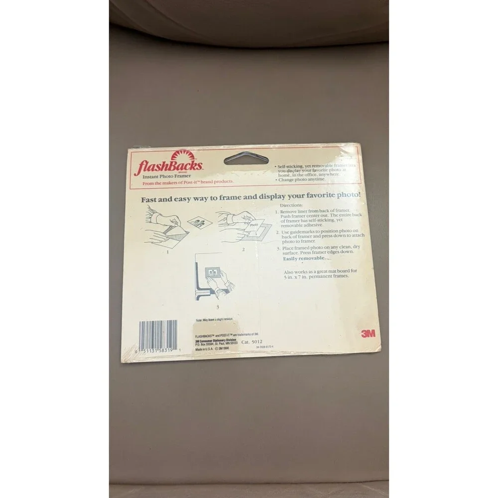 3M Flashbacks Instant Photo Framer Lot Of 5 Vintage 1990